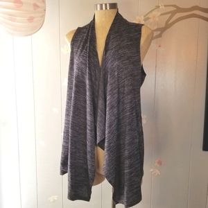 LOGO by Lori Goldstein Drape Vest